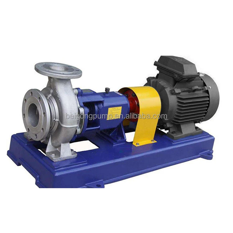 IH Series Horizontal Centrifugal Pump Single Stage End Suction Pump Stainless Steel Chemical Pump