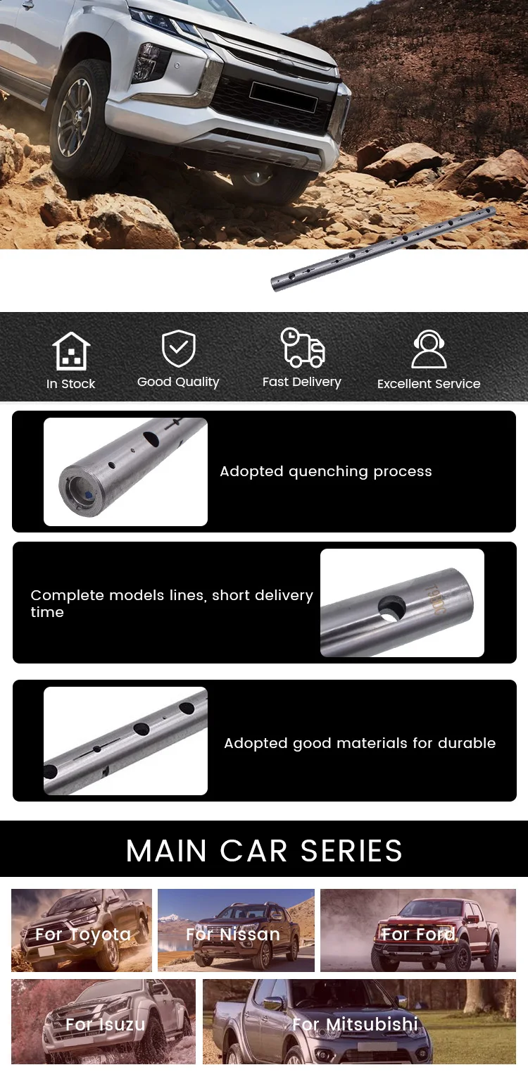 Rocker Arm Shaft For Mitsubishi 4d56 Pajero Montero L200 Space Gear