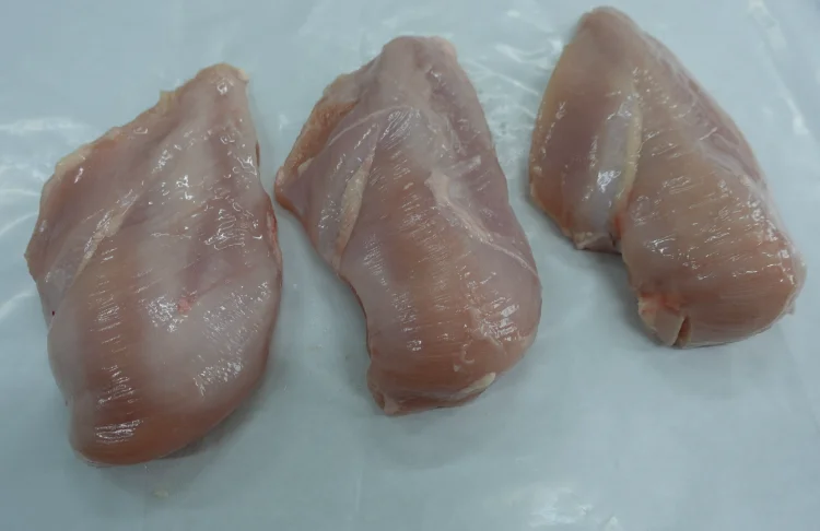 Small Packing  1kg /2kg Vacuum Packing  Frozen Chicken Breast Boneless Skinless Frozen Chicken Breast for Hot Sales
