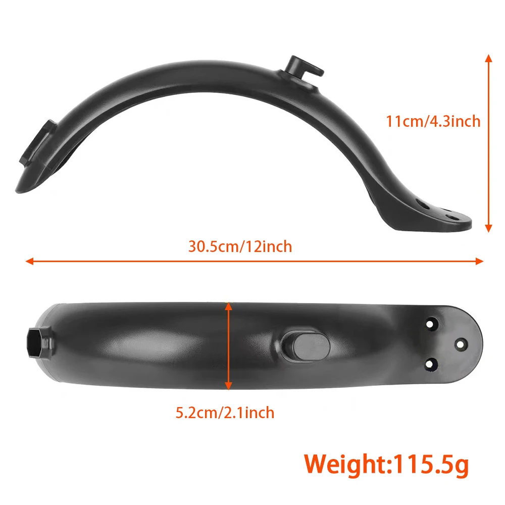 Black Rear Electric Scooter Skateboard Fenders Back Mud Guard for Xiaomi M365/Pro Electric Scooter Parts Accessory