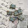 13#butterfly - coffee base with blue (one piece)
