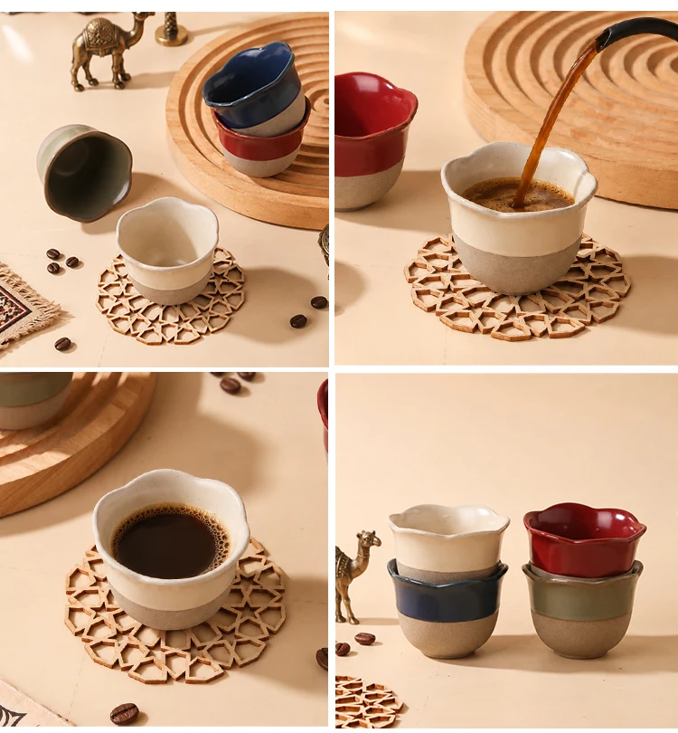 KOLINK Ceramic Arabic Coffee Cup Red Variant