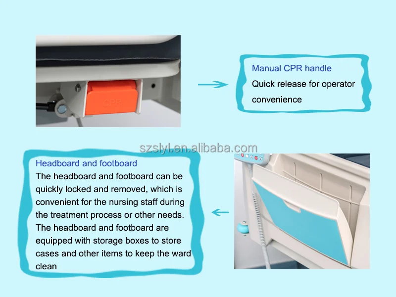 Medical Furniture 5 Function Electronic Medical Equipment Hospital Electric Bed
