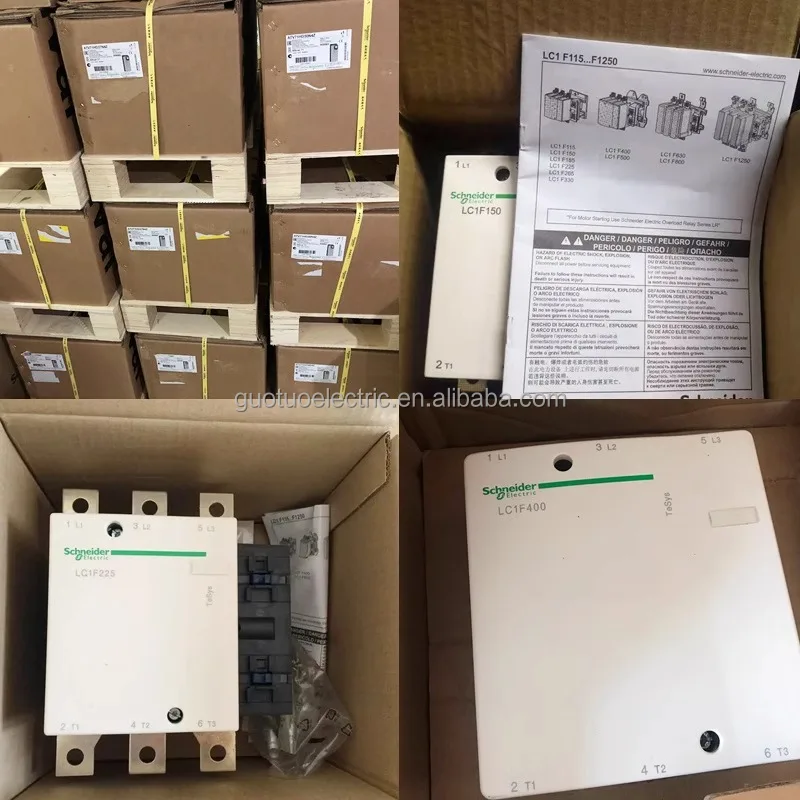 LC1F1854 LC1F2254 LC1F2654 LC1F3304 LC1F4004 LC1F5004 LC1F6304 LC1F7804 AC Contactor  Schneider 380V  220V Voltage