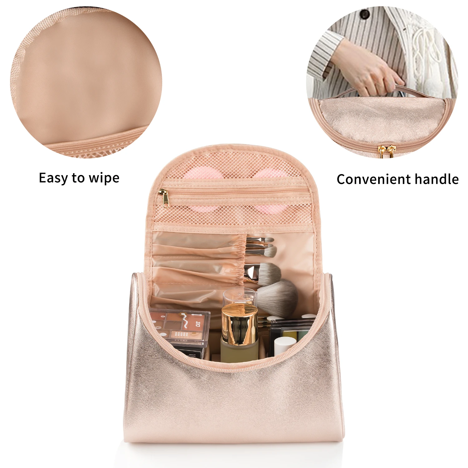 Lot De 2 Trousse De Toilette Transparentes Étanches - 30x20x16 Cm - Pour Bagage à Main, Voyage, Maquillage - 4