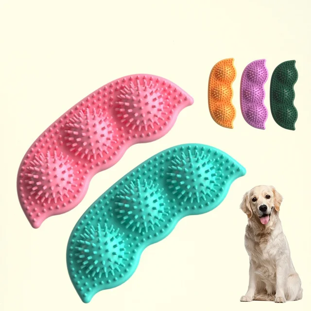 2024 New Arrival Dog Toy TPR Pet Pea Toy Dog Interactive Training Toys Supplies