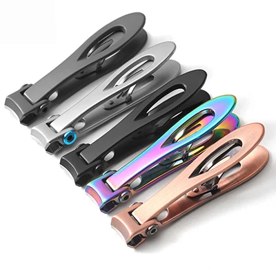 Nail Clipper Wide Blade Large Nail Cutter Titanium Plated Extra Sharp &  Heavy Duty Toenail Clippers for Thick Nails - AliExpress