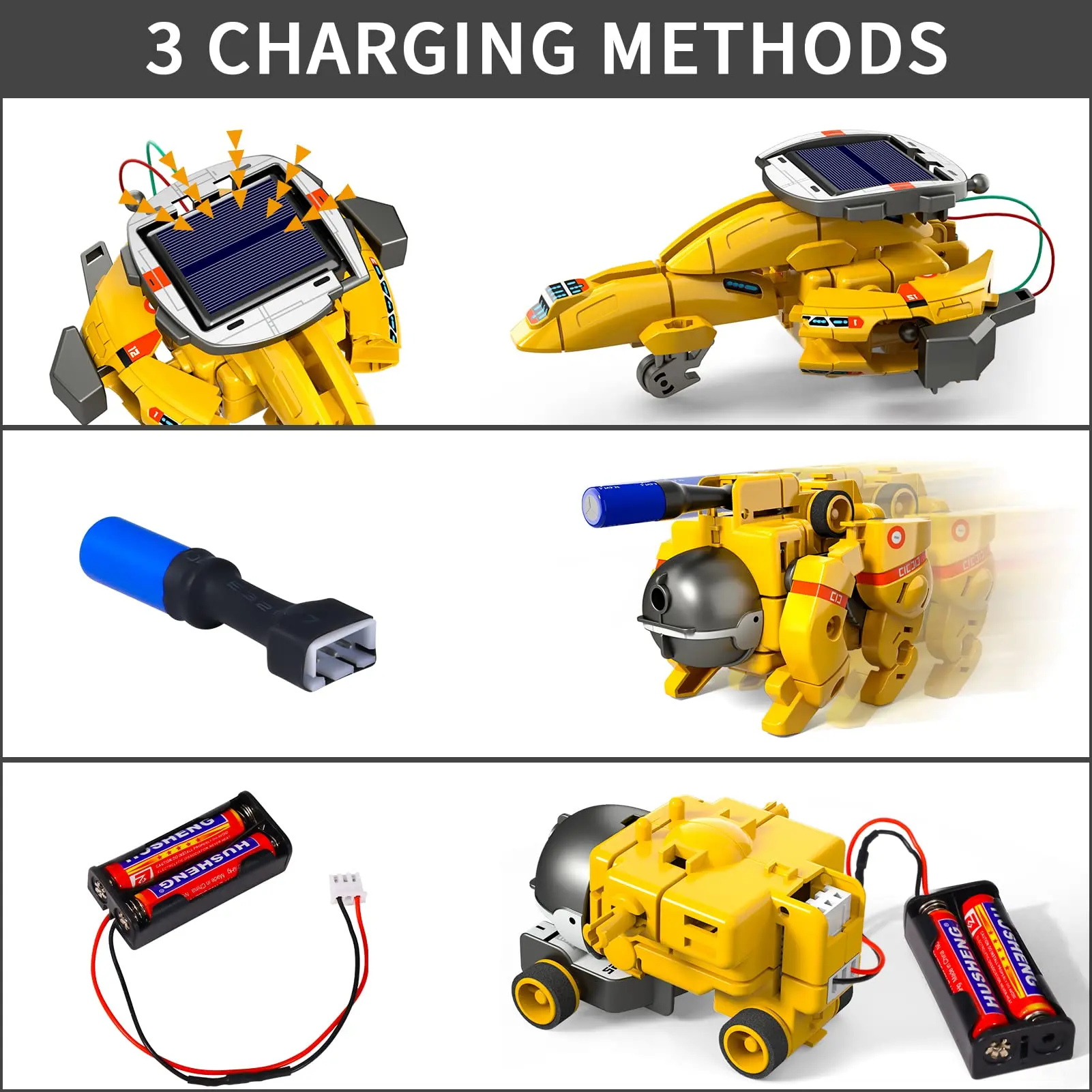 Набор роботов-роботов с солнечной батареей космические игрушки 6 в 1 научная панель строительные эксперименты роботы для детей наборы От 8 до 12 лет науки