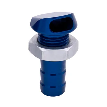 Anodized Aluminum CNC Precision Customized Water Bypass Fitting For 3/8 Inch ID Cooling Hoses