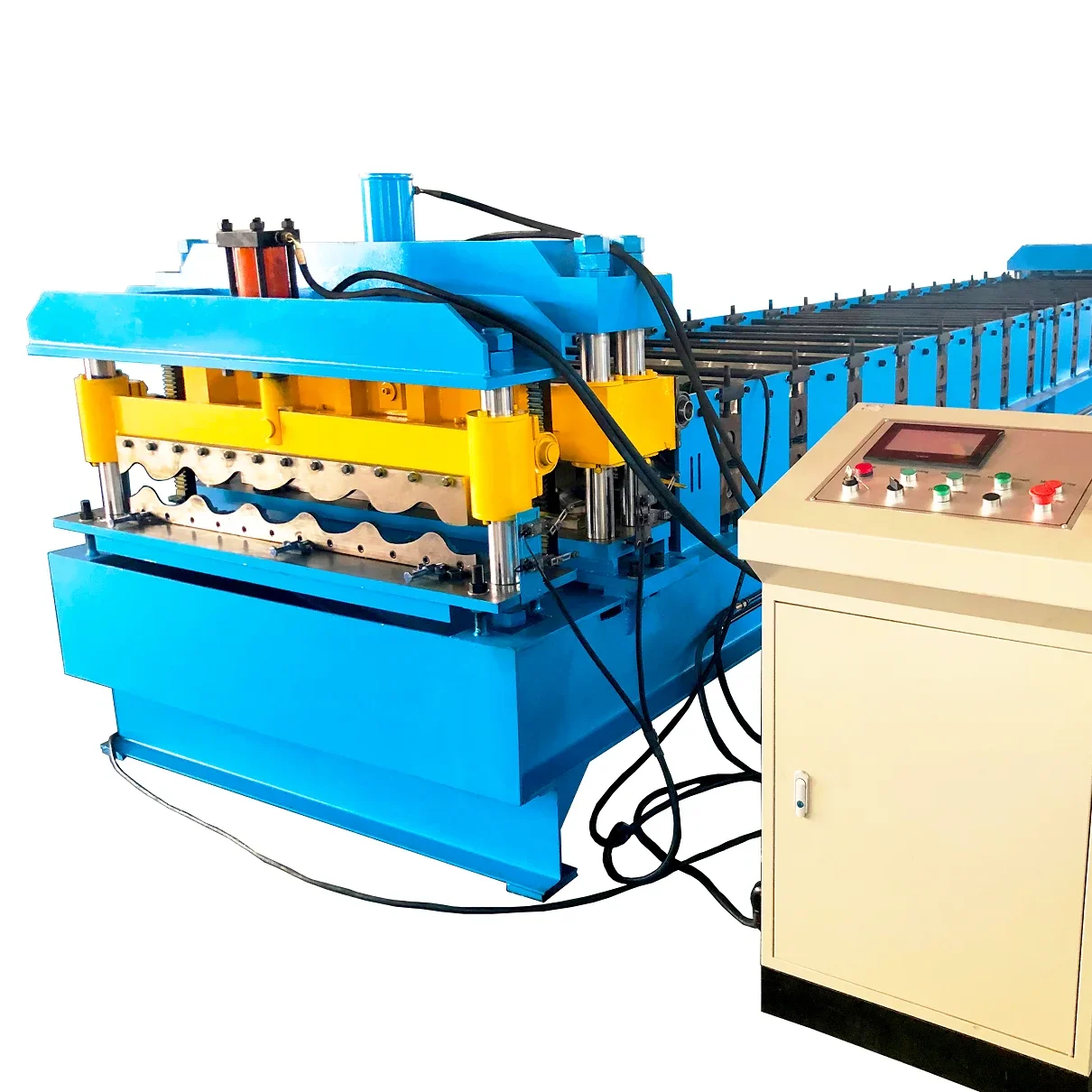 Hot sale glazed roof sheet roll forming machine glazed making roofing machine build roofing tile machine in China