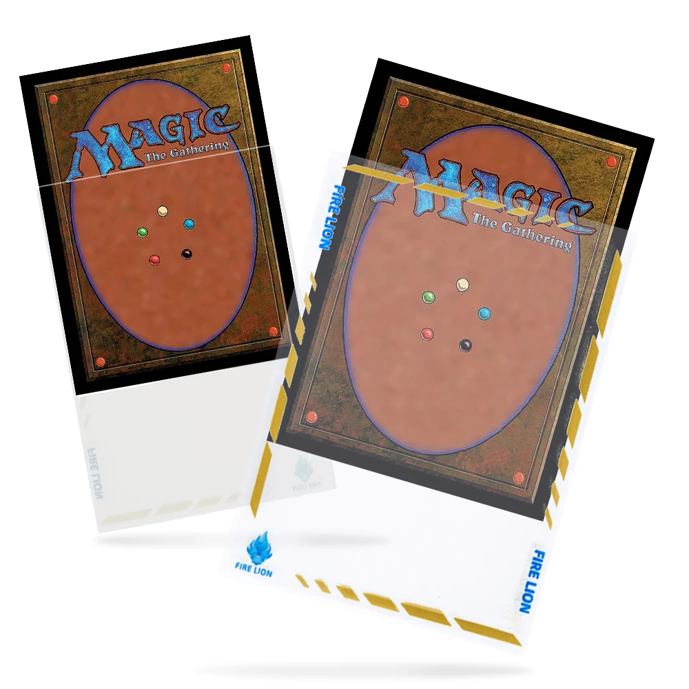 RTS Printed Border MTG TCG Card Game Deck Protector - 100 Pcs