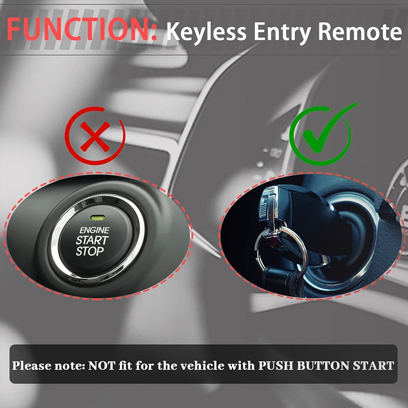 OBD Key Self Programmer and Keyless Enter Remote 6 Button Kit Compatible for Jeep Dodge Chrysler M3N5WY783X IYZ-C01C