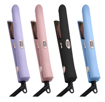 High Quality Ceramic Flat Iron 450 Degree Black Hair Iron Infrared Professional