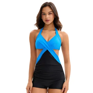 Women's Sexy Backless Triangle Bikini-New European American Fashion Spandex/Polyester Quick Dry Beachwear Collection