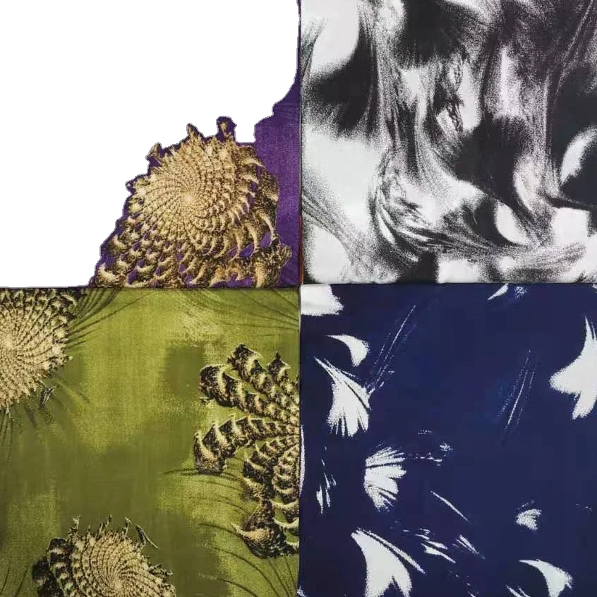 Хорошее качество, 100% искусственный шелк, печатный и одноцветный ZR503 & XR503, сомалийский батти баати