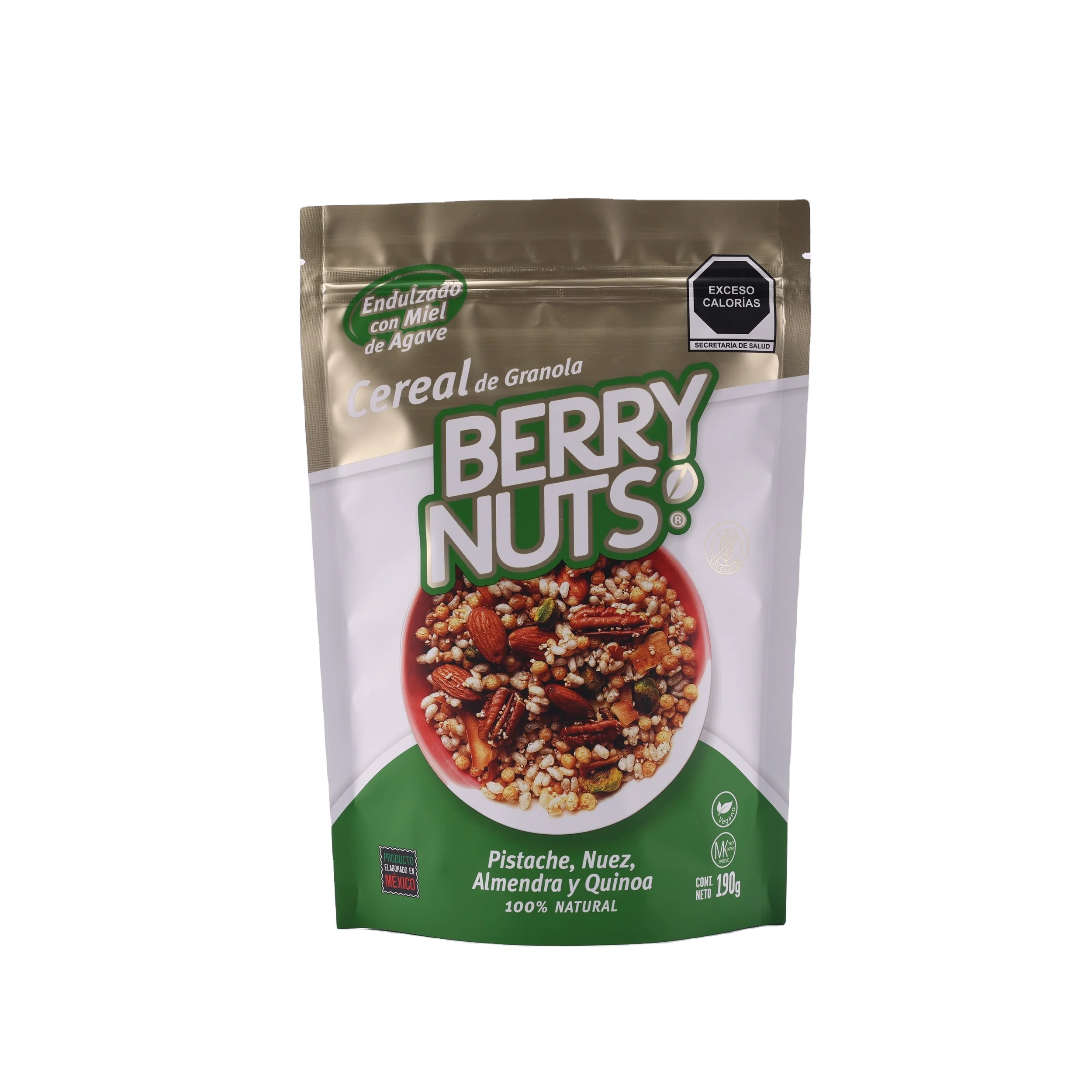 Custom Printed stand up Pouch Flaxseed Crackers Smell Proof Zipper Food Packaging Bags