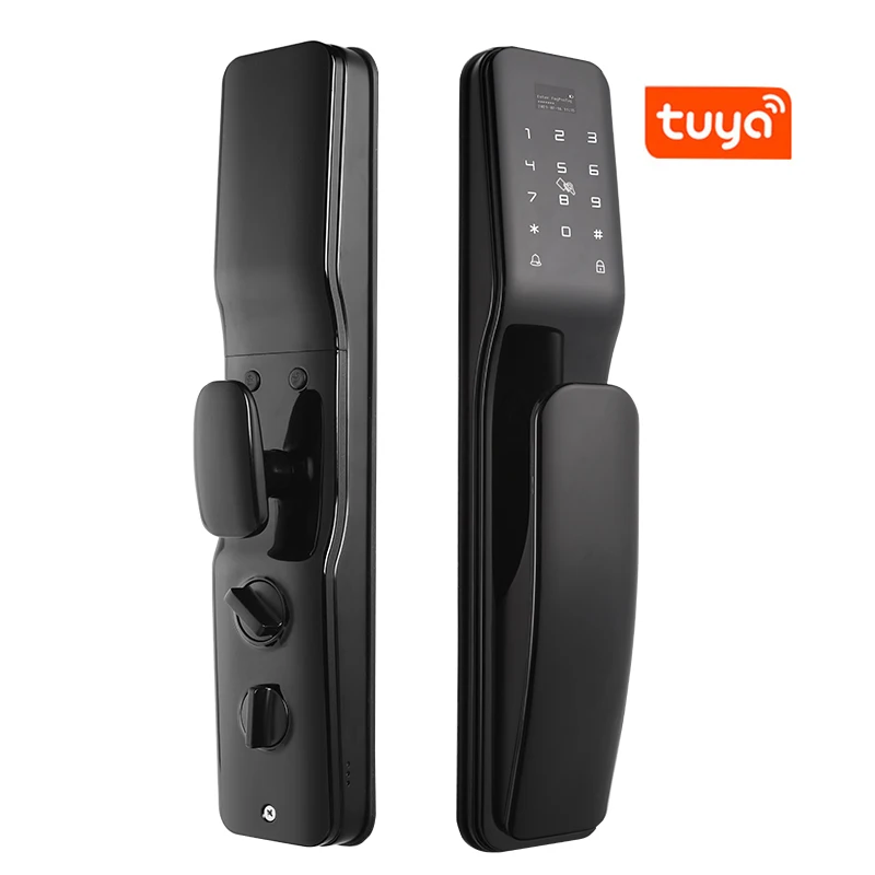 Tuya Door Lock Wifi App Fingerprint Fully Automatic Intelligent Keyless Security Entry Smart Lock