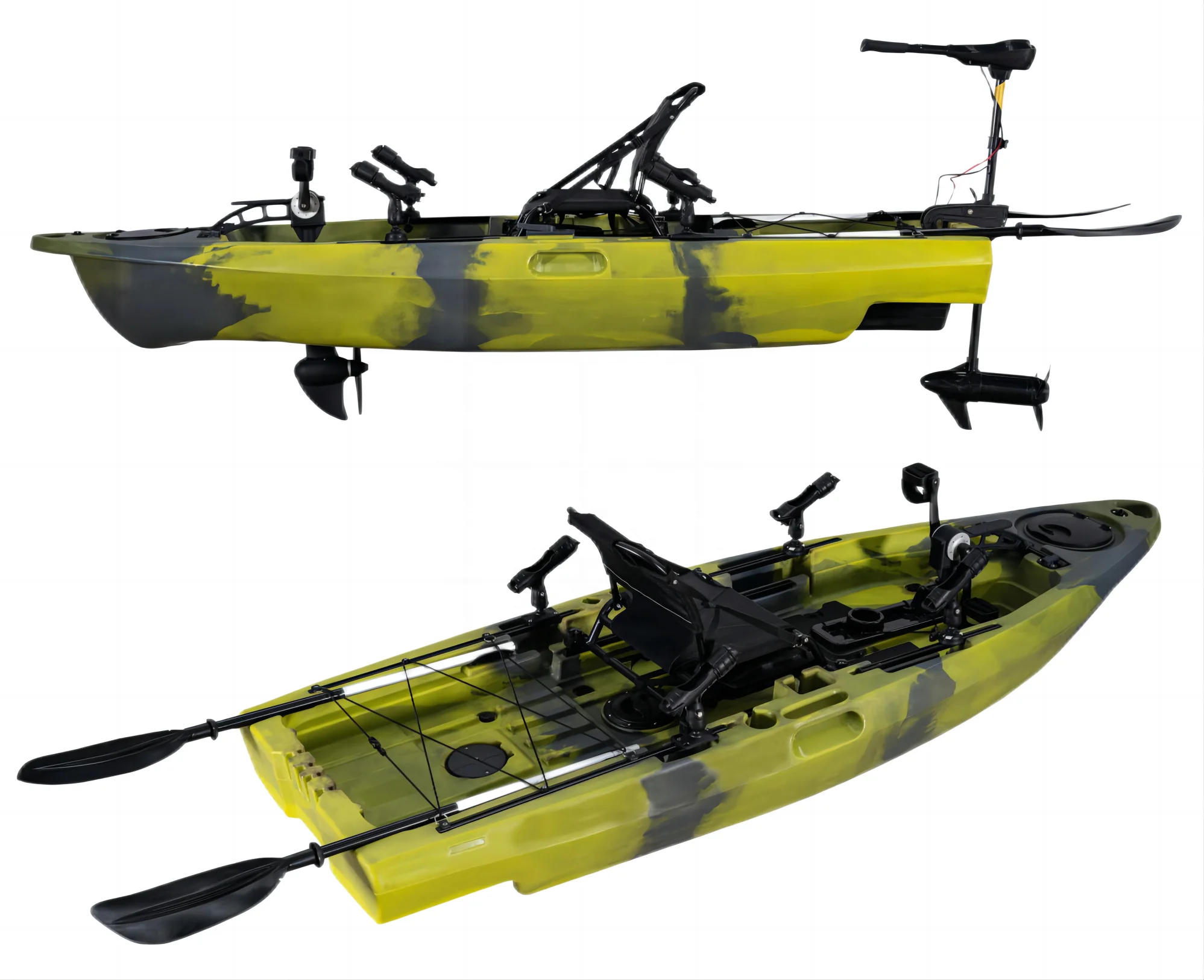 Lsf 2023 New Arrive 9ft Single Motor Kayak Fishing Pedal Drive System