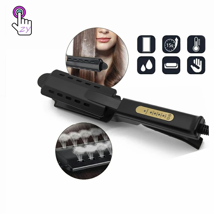 Оптовая продажа, профессиональный выпрямитель для волос, титановые Плоские щипцы 2 в 1, электрический выпрямитель для волос с широкой пластиной
