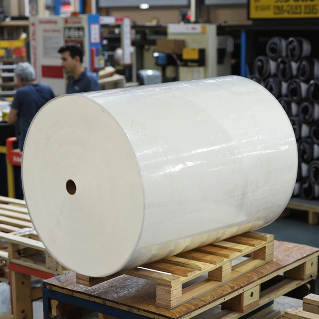 Jumbo Roll Self-Adhesive Label Sticker PP Inkjet Synthetic Paper Printing Sticker Sheets Self Adhesive Vinyl Sticker Paper