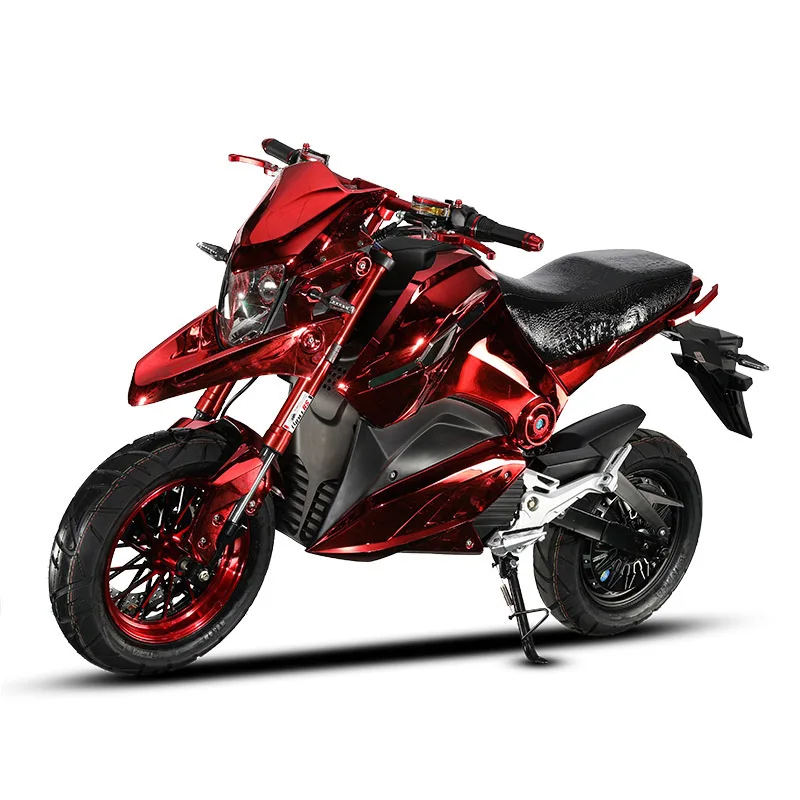 High Performance Long Range Moped Electric Motorcycle 72V 2000W Electric Motorcycle Hub Power