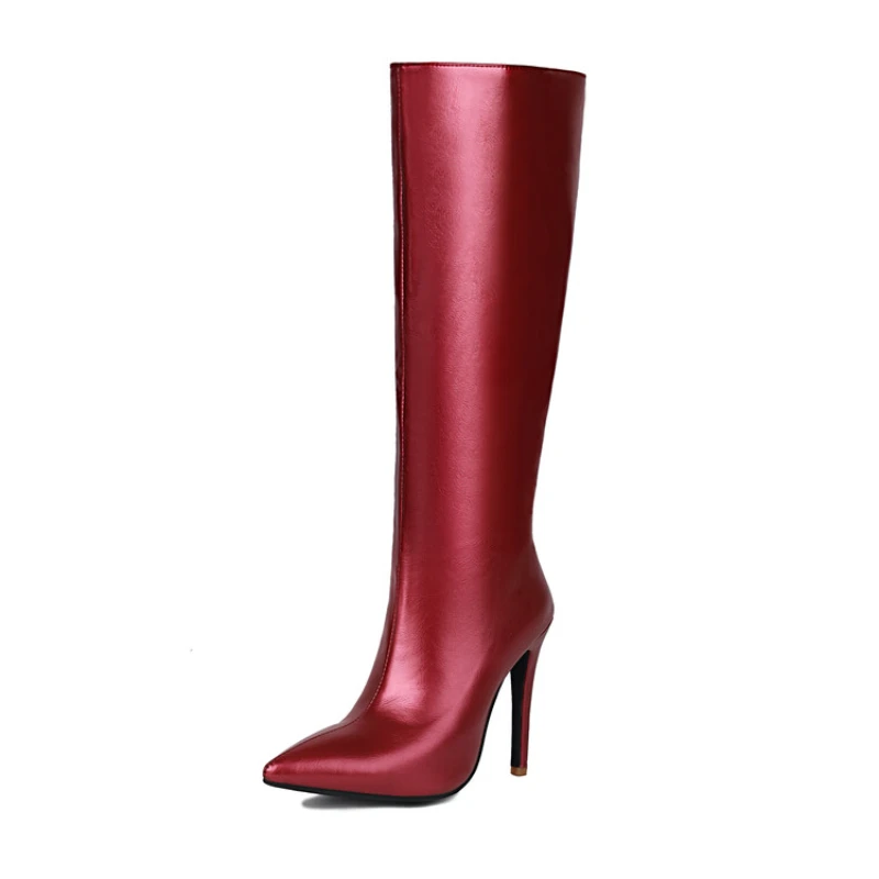 Botas Por Encima De La Rodilla, Botas Rojas Para Mujer, Botas
