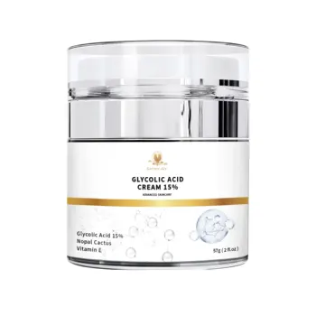 Private Label Brightening Lightening Hydrating Resurfacing Aha Facial Exfoliator Moisturizer Glycolic Acid Cream For Face