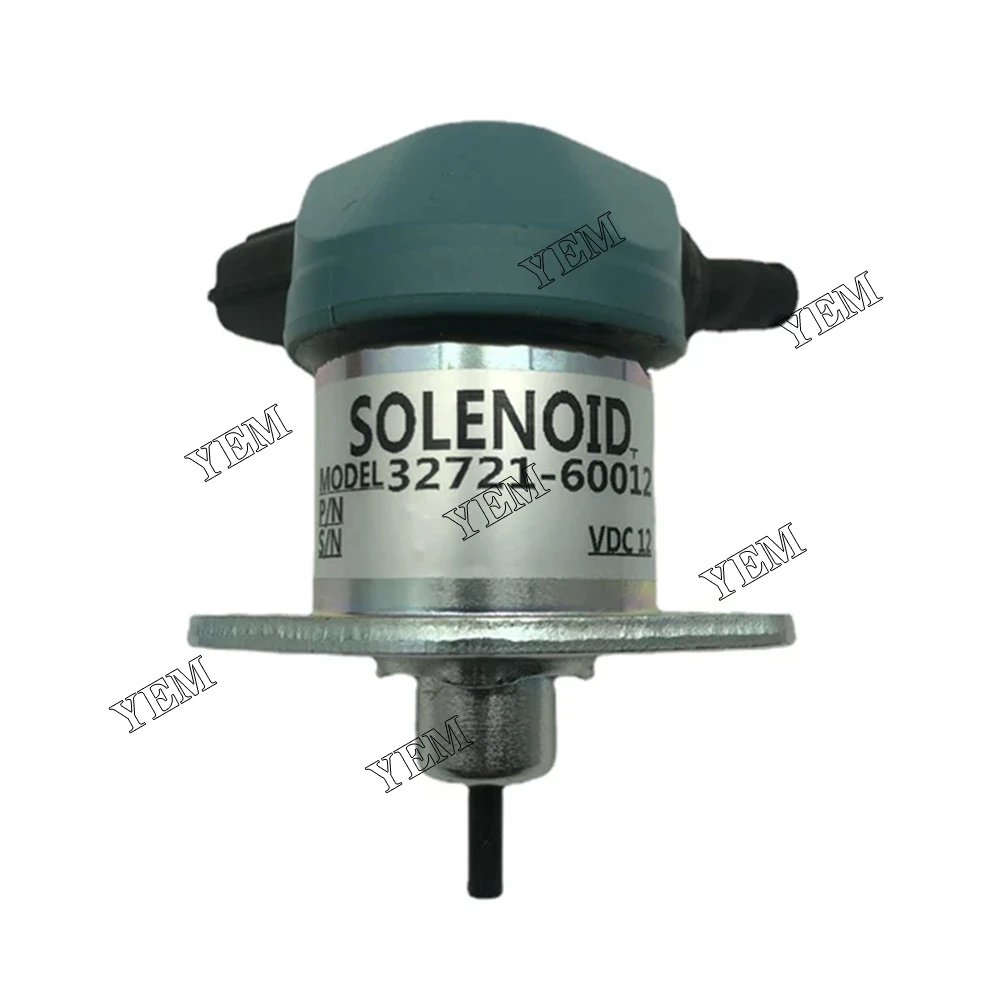 Machinery Engine Parts 12V Fuel Shutoff Stop Solenoid for Kubota 32721-60012 32721-60013 17208-60016