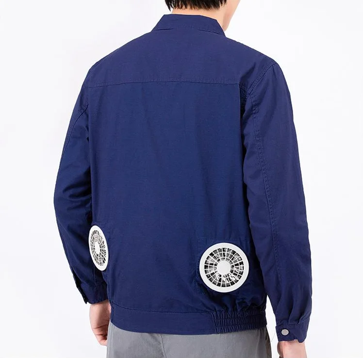 Air Conditioned Jacket USB Charge InterfaceWorker Mens Fans Cooling Jackets Worker Wear  Air Conditioned Jackets
