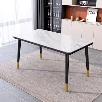 Best-Selling Modern Rock Plate Dining Table World's Low Price Fast Delivery-Premium Dining Room Furniture Promotion