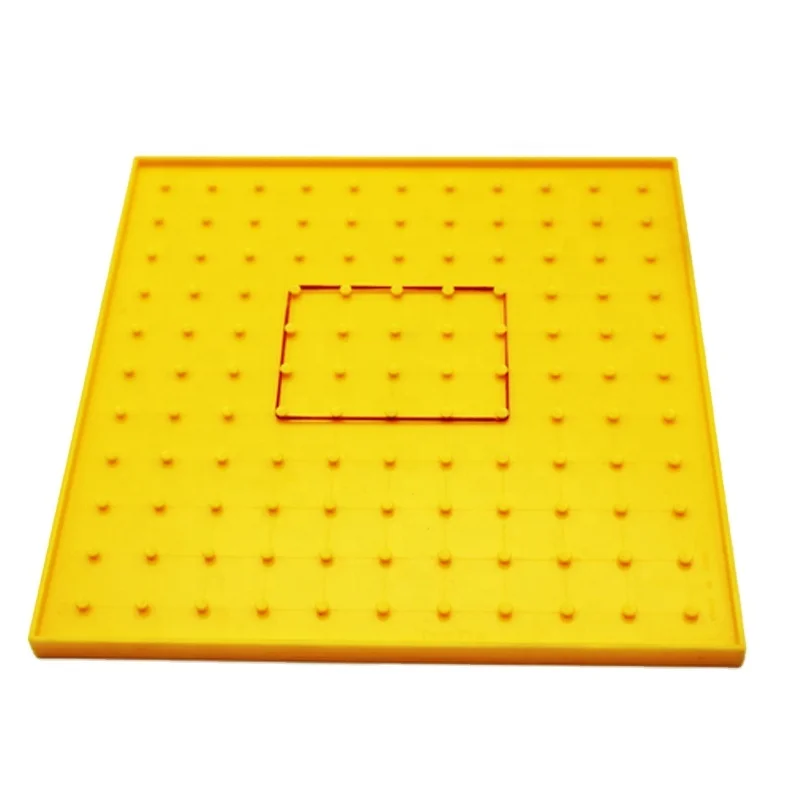 Wholesales 11*11 Pins Double-Sided Geoboard  Educational Toys for Kids - Set of 6