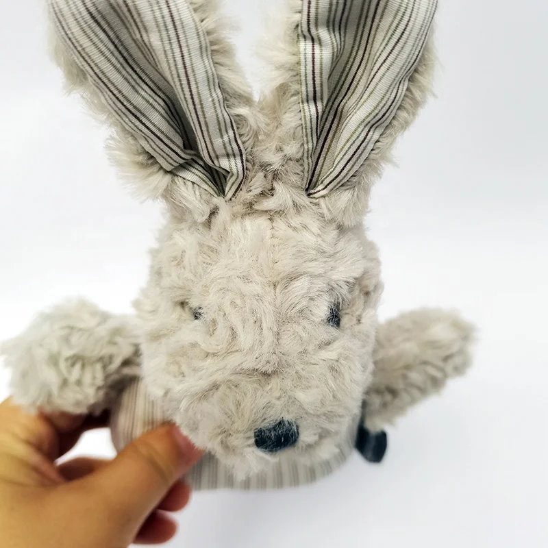 Детская погремушка в форме кролика с колокольчиком, мини-игрушка с медведем, сертификат EN71