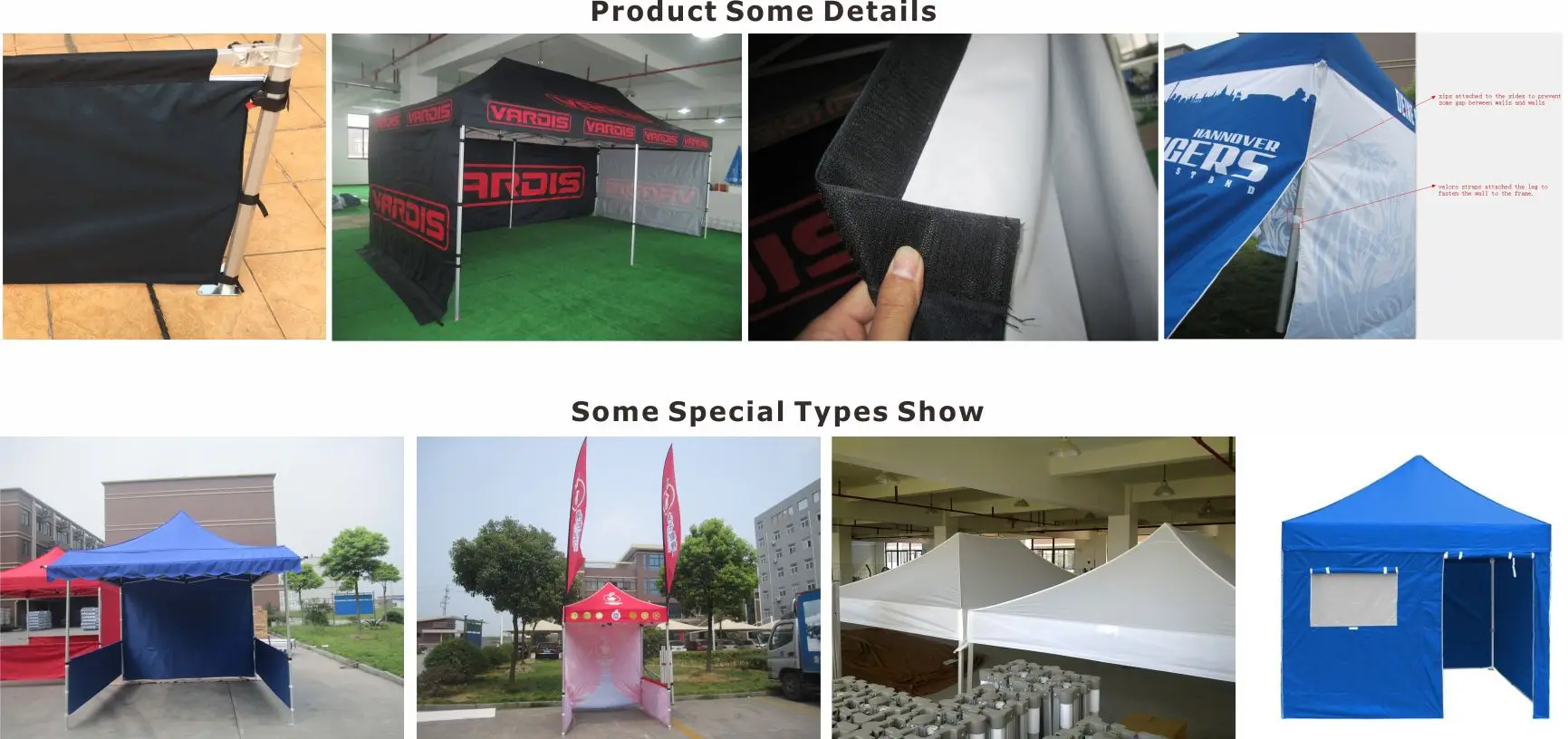 Quick Shade Custom Logo Printed For Events Outdoor 3x3 Used Aluminum Tent 10*10 Canopy