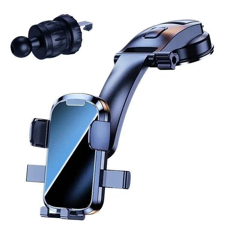 Automatic Clip Universal Dashboard Windshield Air Vent Cell Phone Stand Car Mount Scalable Car Phone Holder for Mobile Phone