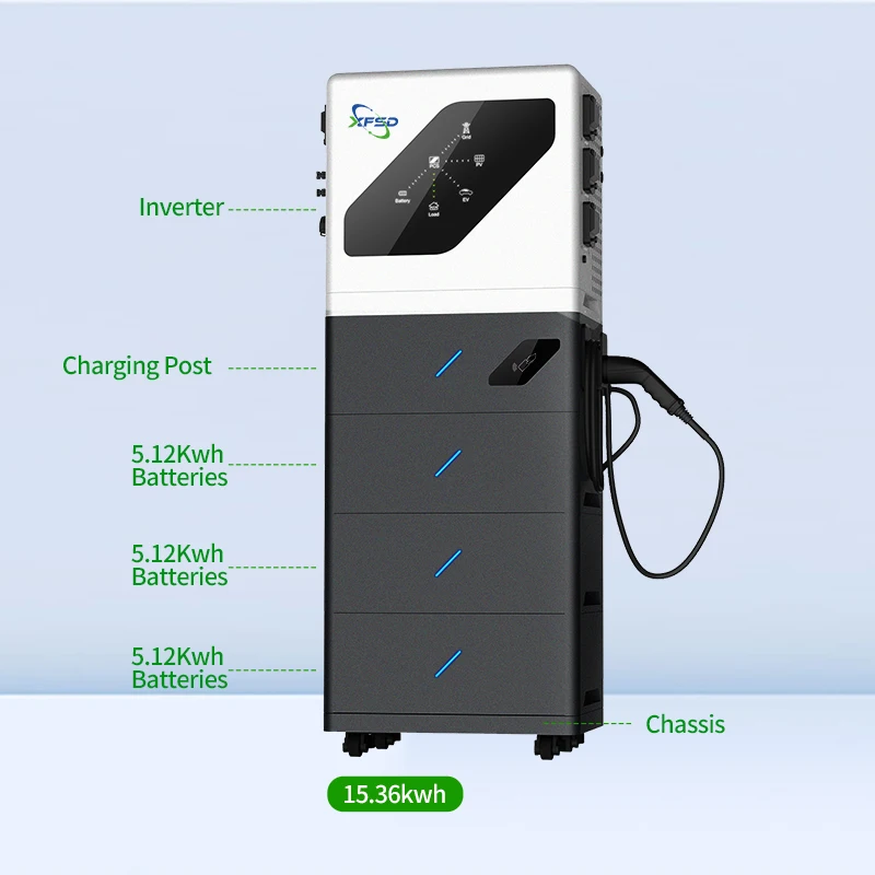 7000W System with Electric Vehicle /EV Charger Emergency Energy Storage PV Storage Charging 300 Ah 15kwh All in One System supplier