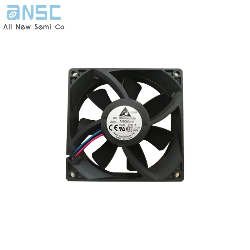 Original electric axial flow cooling fan AFB0924VH 24V DC cooling fan