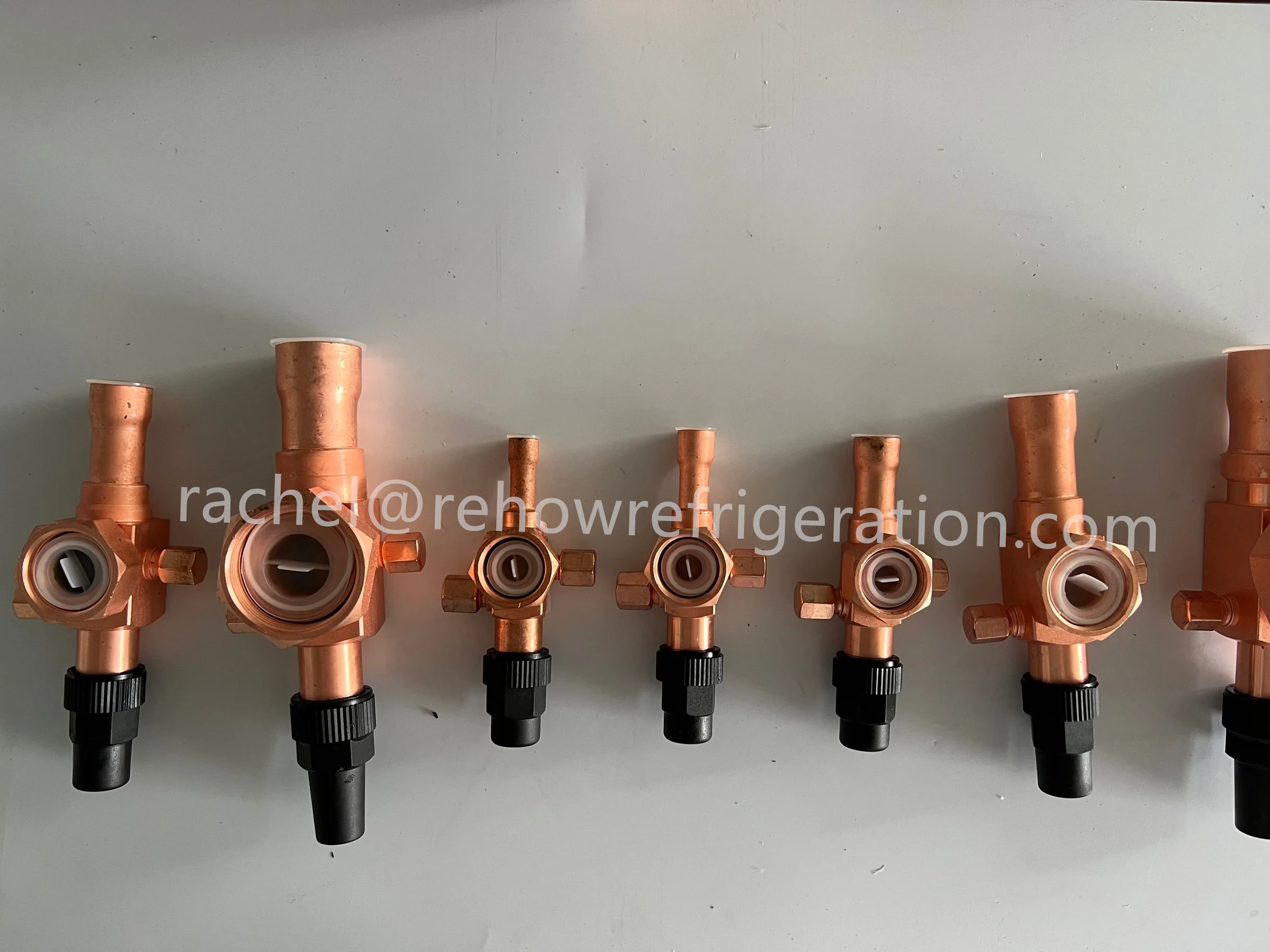 Horizontal Rotalock Service Valve for Refrigeration Compressor