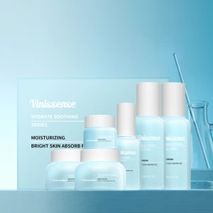 Private Label  Facial Collagen Peptide Anti Aging Natural Skincare Serum  for Beauty Moisturizing Hydrating Face Skin Care Set