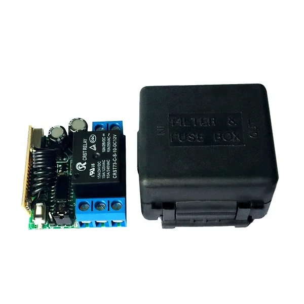 1 Channel 12V 315MHZ 433MHZ Wireless Learning Code Remote Control Switch