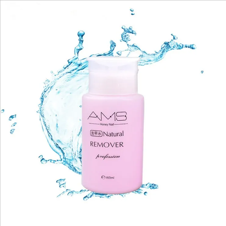 
Натуральное освежающее нежирное средство для снятия лака для ногтей без ацетона 