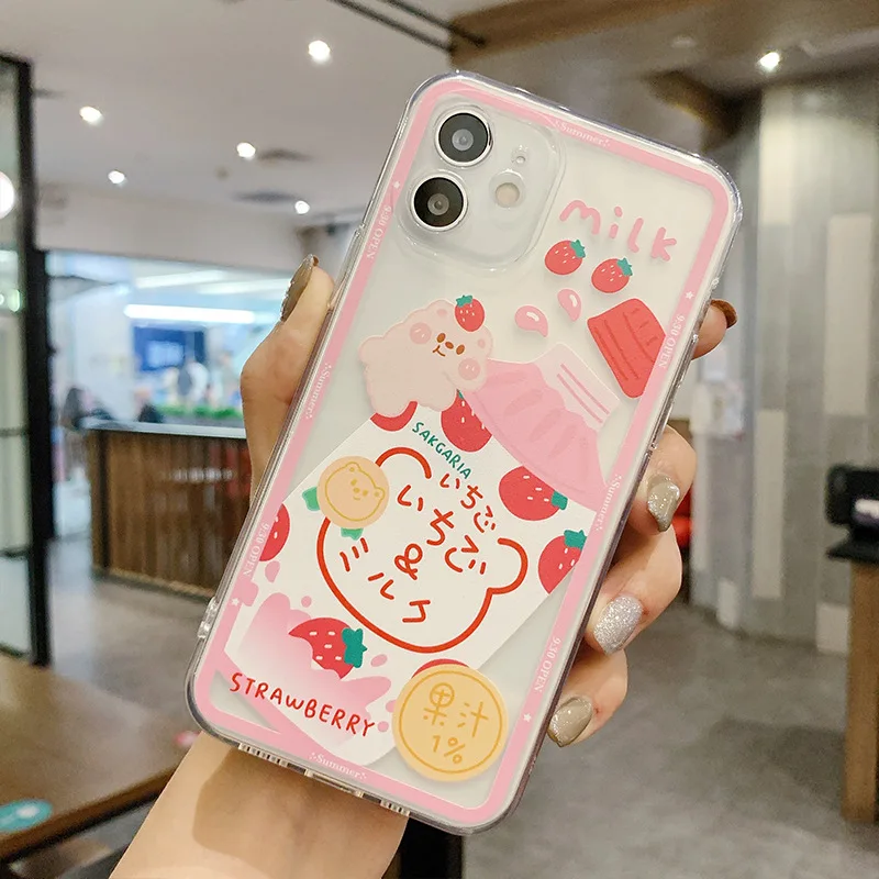 Bolsas De Celular De Silicone Para Iphone 13 12,Capinha De Celular  Transparente De Leite,Morango,Pêssego,Desenho Animado,Durável - Buy Sacos  De Telefone Celular,Caixa Do Telefone Do Silicone Para O Iphone,Telefones  Celulares Product on Alibaba.com