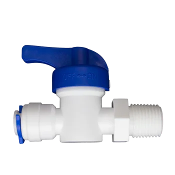 Wholesale Water Purifiers RO Quick Fitting 1/4'' Hand Valve For RO filter/pipe filter/Adapter