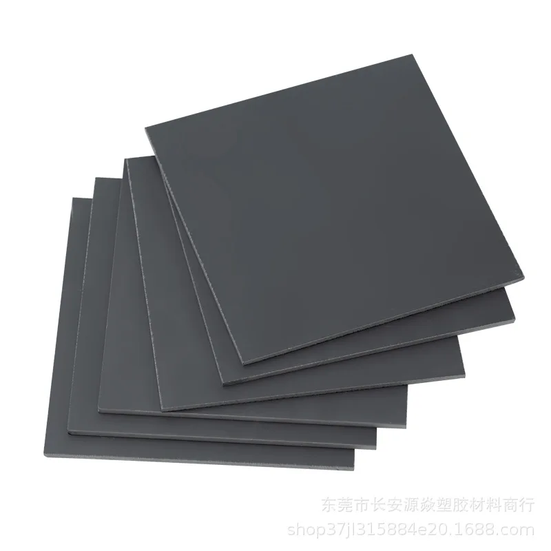 2*2ft Lead Free PVC Ceiling Panel 4mm 5mm Waterproof Foamed PVC Board 2*4ft Black and White Plastic Sheet