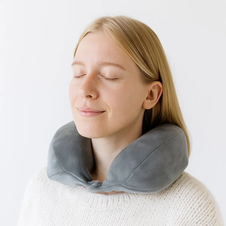 Neck Pillow for Travel Provides Double Support to the Head Neck and Chin Comfortable Airplane Travel Pillow Sleeping Pillow