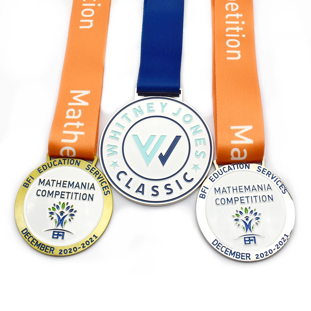 
Renhui изготовленный на заказ Марафон по бегу награда Honor металлическая Спортивная золотая медаль с лентой 