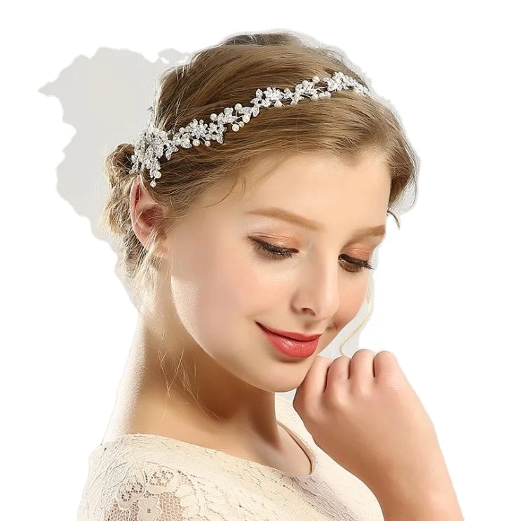 Zooma Couronne De Mariage Pour Mariée, Diadème De Princesse En Strass Pour Femme Pour Bal De Fin D'année, Concours De Beauté, Mariage - Accessoire De Cheveux Fait à La Main