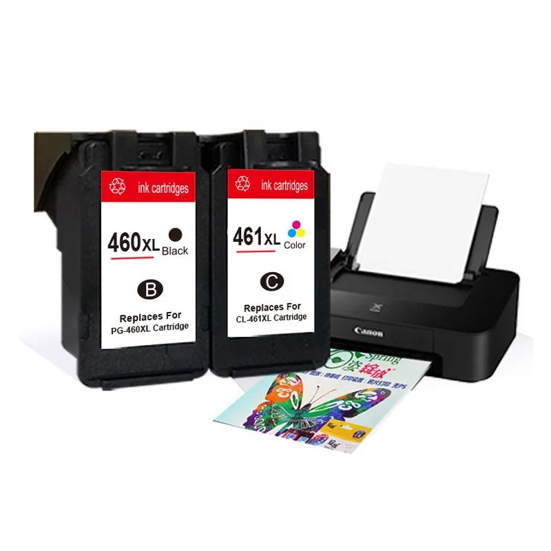 Hicor Pg-460xl Cl-461x Ink Cartridges for Canon TS5340/TS74