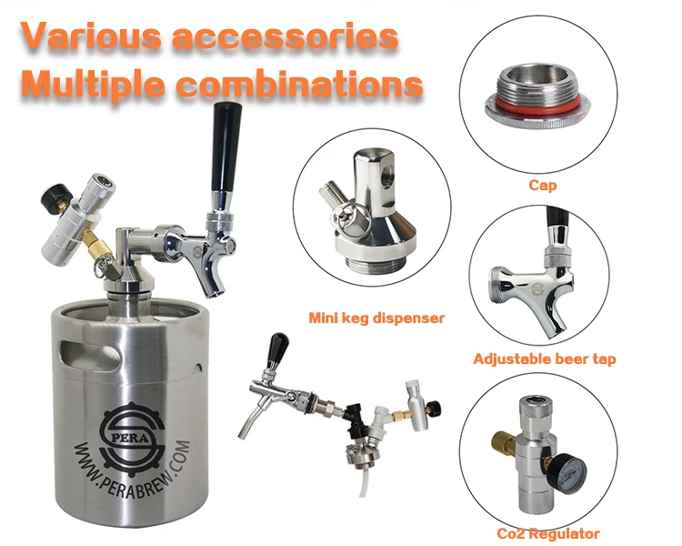 High Quality Beer Keg Draft Beer Dispenser Stainless Steel Pressurized Drink Dispenser Buy