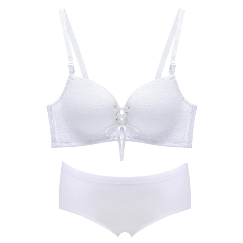Buy Keshia Dwete sexy push up bra set young girl ultra-thin transparent bra  set bra White 80B Online at desertcartCayman Islands