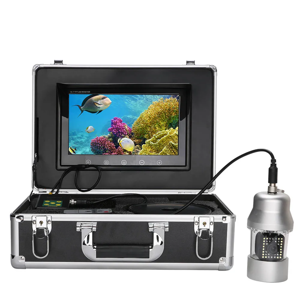 Details about   9" Underwater Camera DVR Recorder Fish Finder 360° 20LEDS Waterproof 100m Cable 